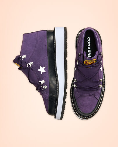 Fleece Lined Boot One Star Grand Purple/Black/White