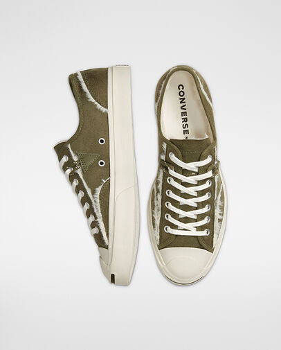 Faux Fur-Lined Leather Jack Purcell Field Surplus/Natural/Egret