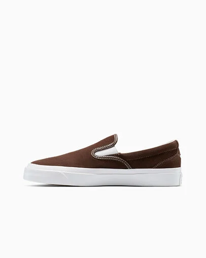 One Star CC Pro Suede Slip Totally Fudged/White/Gum, Inner Side View