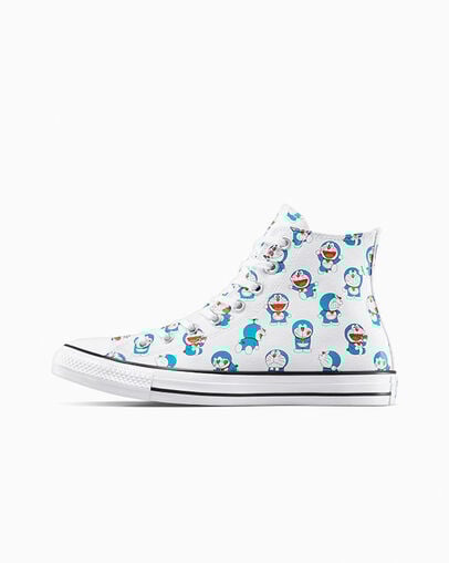 Doraemon・Converse Chuck Taylor All Star White/Hawaiian Gold/Flamingo, Inner Side View