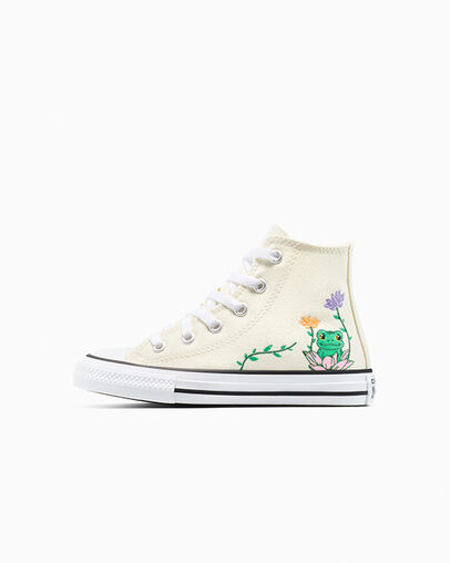 Chuck Taylor All Star Lily Pad Egret/White/Black, Inner Side View