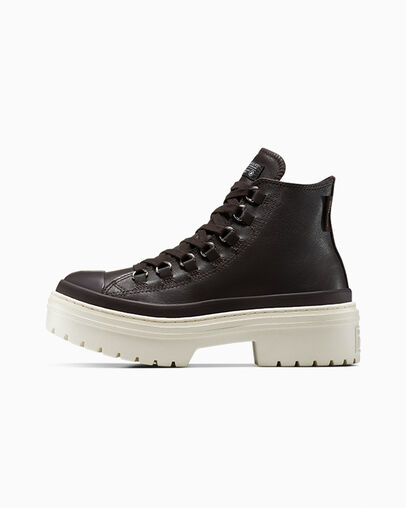 Chuck Taylor All Star Lugged Heel Platform Waterproof Leather Mudguard/Mudguard/Egret, Inner Side View