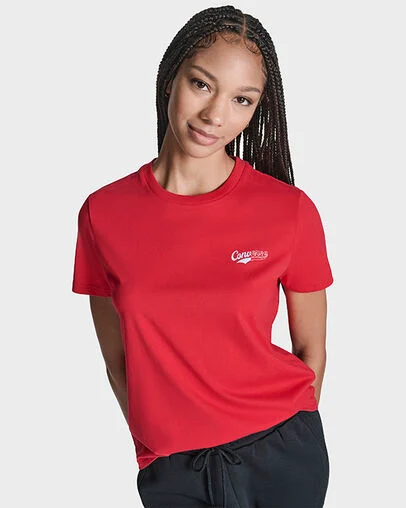 Winged Chucks T-Shirt Red, Front View