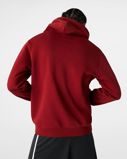 Star Chevron Embroidered Pullover Hoodie Back Alley Brick