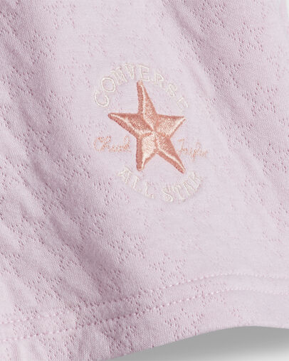 Pointelle Shorts Summit Pink, Full Body View