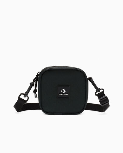 Floating Pocket Pouch Converse Black, Front View