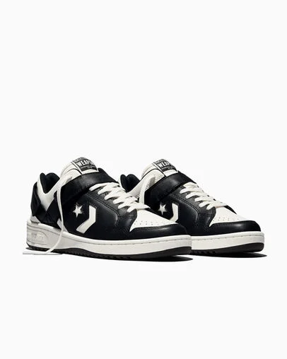 Converse x Engineered Garments Weapon Black/Vintage White/Black, Top and Side View
