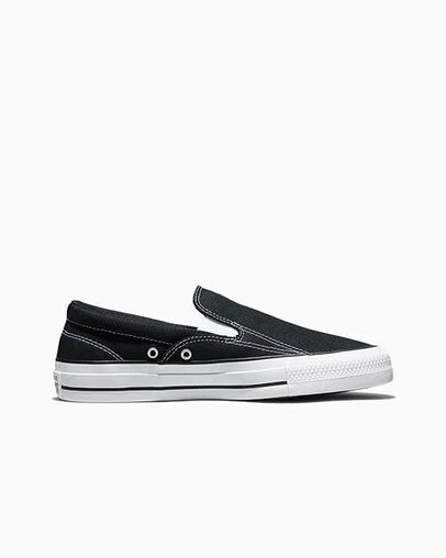 Chuck Taylor All Star Malden Slip-On Black/White/Black, Outer Side View