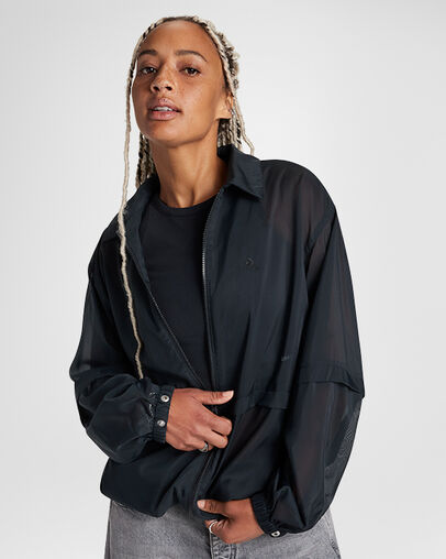 SHEER LAYERED COAT