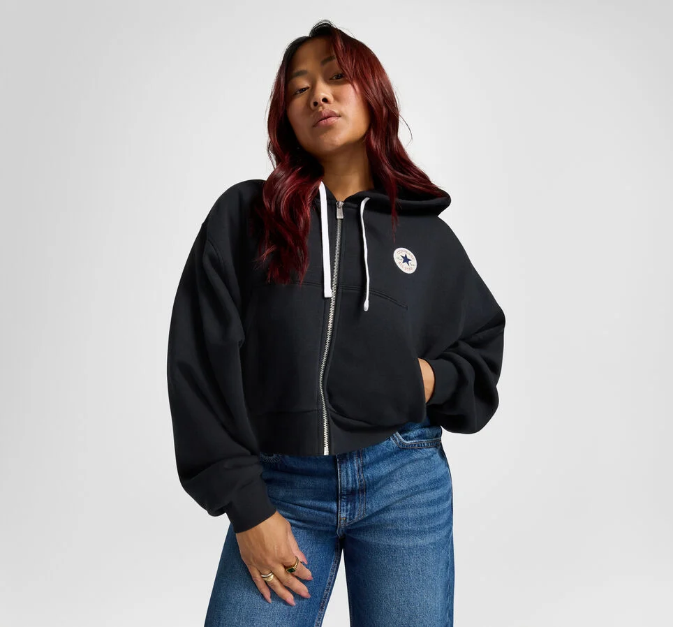 Retro Full-Zip Hoodie Converse Black