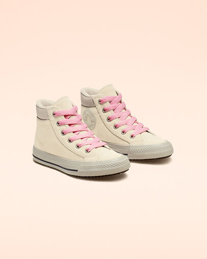 Chuck Taylor All Star PC Boot High Top Natural Ivory/Coastal Pink