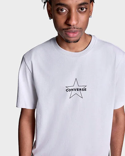 Star T-Shirt Barely Grey, Detail View