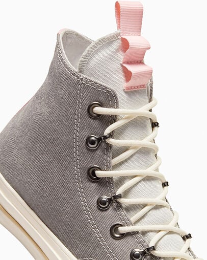 Chuck 70 Origin Story Grey/Donut Glaze, Detail Angle View