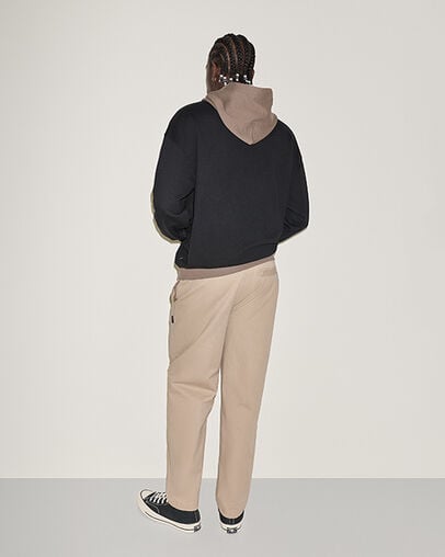 Straight Leg Pants Vintage Cargo Brown, Detail View