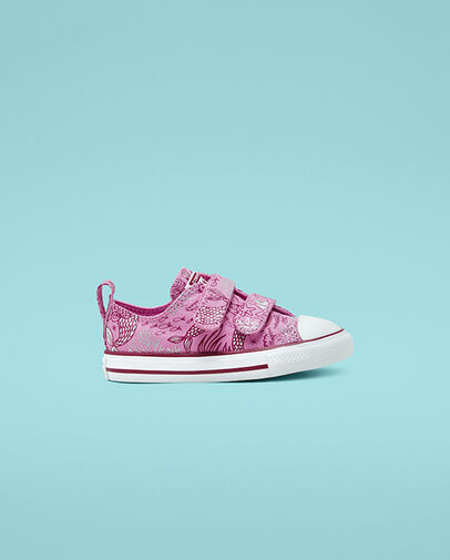 Underwater Party Easy-On Chuck Taylor All Star Peony Pink/Rose Maroon/White