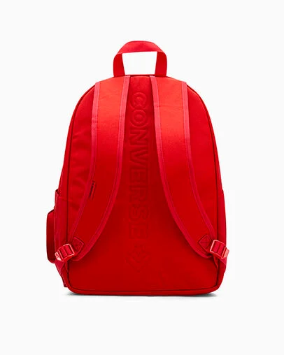 Go 2 Backpack Converse Red, Back View