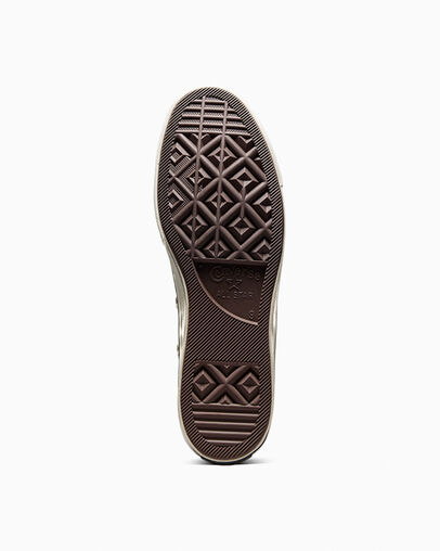 Chuck 70 Glow-In-The-Dark Zebra Print Light Dune/Black/Egret, Outsole View