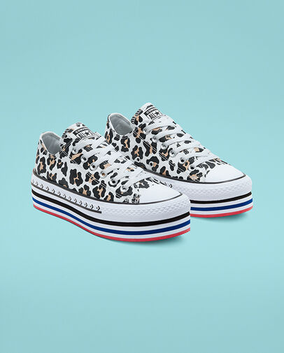 Logo Play Platform Chuck Taylor All Star White/Black/Desert Ore