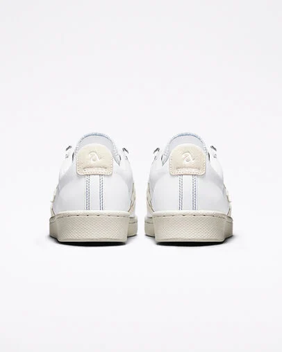 pgLang for Converse Pro Leather White/Vaporous Gray, Heel View