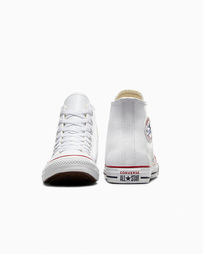 Chuck Taylor All Star Leather White, Heel View