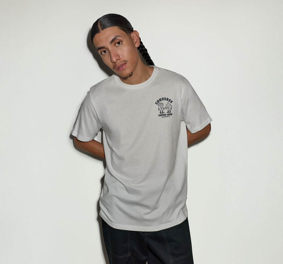 Coffee Crew Short-Sleeve T-Shirt White 10A