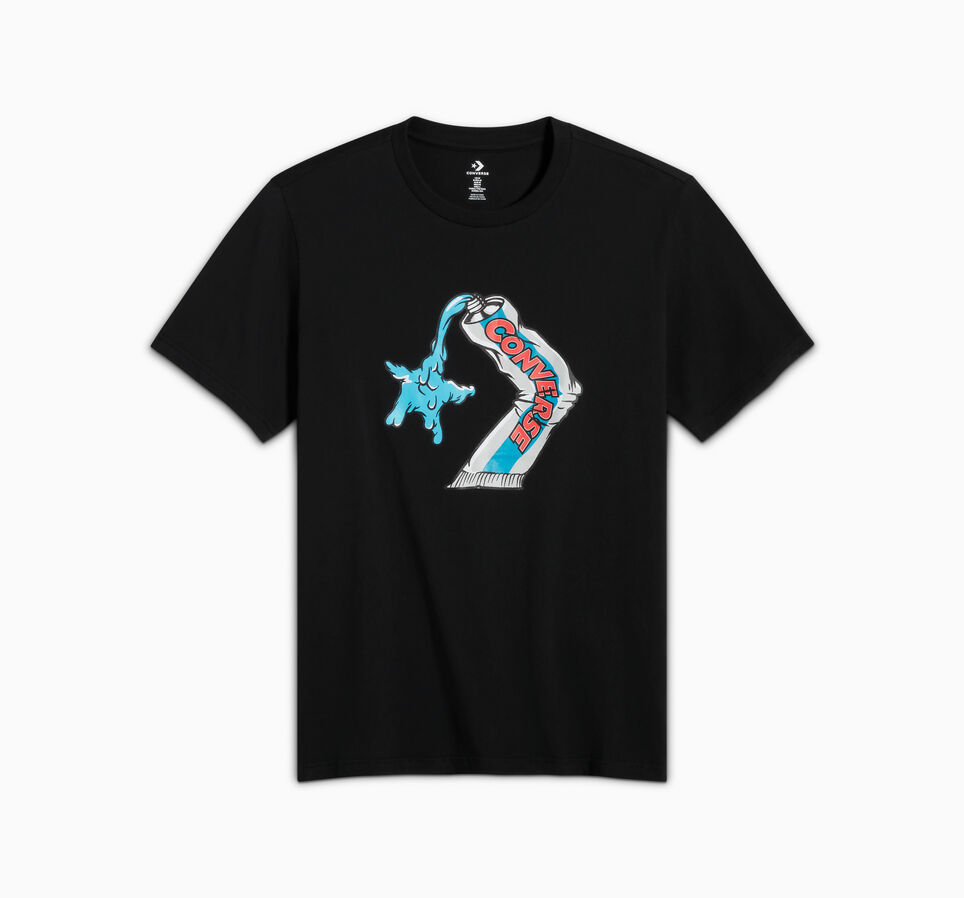 Toothpaste T-Shirt Converse Black