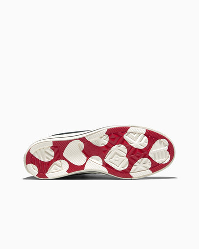 Chuck Taylor All Star Valentine's Day Black/Egret/Days Ahead Red, Outsole View