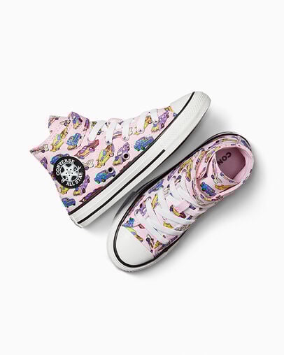 Chuck Taylor All Star Easy-On Cars Pink Foam/Sour Candy Pink, Angled View