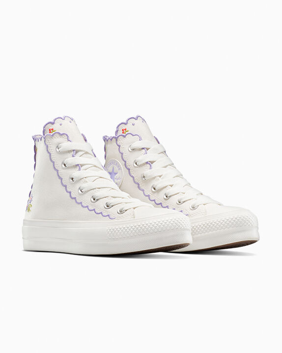 Chuck Taylor All Star Lift Platform Embroidered Flowers Women's