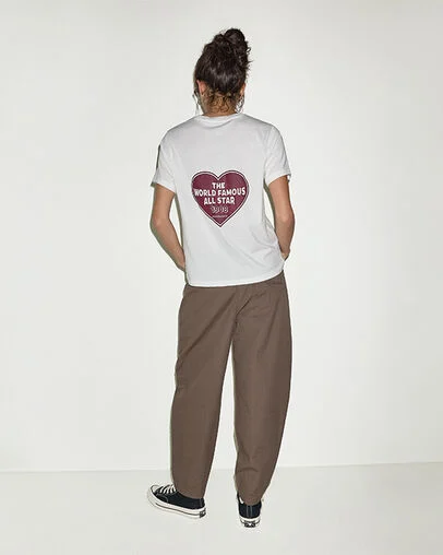 All Star Heart Short-Sleeve T-Shirt White 10A