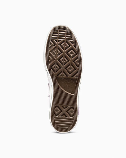 Chuck Taylor All Star Lift Platform Floral Stardust Lilac/White/Black, Outsole View