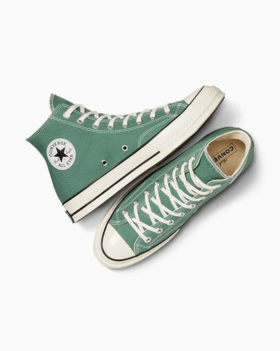Chuck 70 Seasonal Color Admiral Elm Green/Egret/Black, Angled View