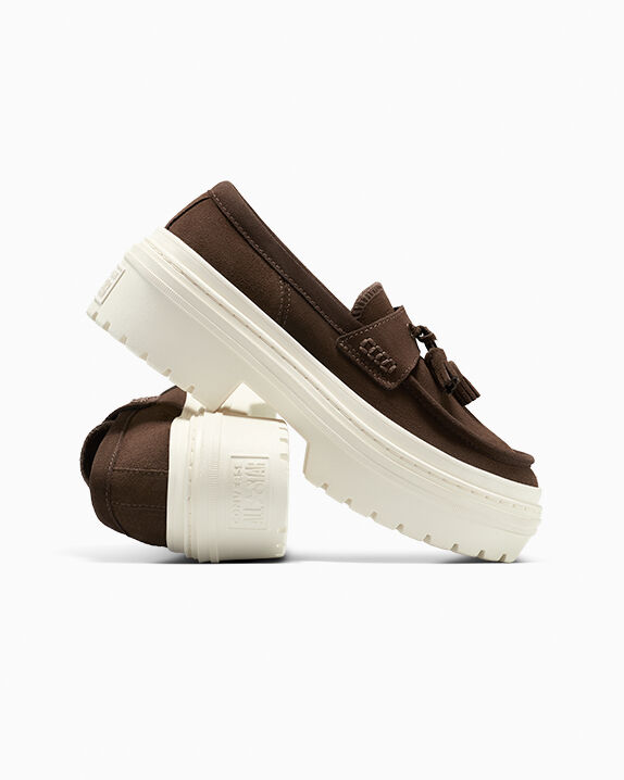 Chuck Taylor All Star Lugged Heel Loafer Platform Suede Women's