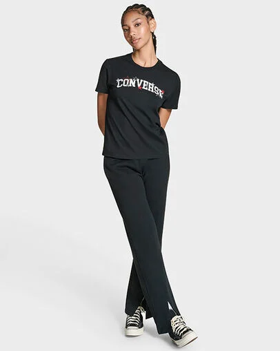 Stars T-Shirt Black, Back View