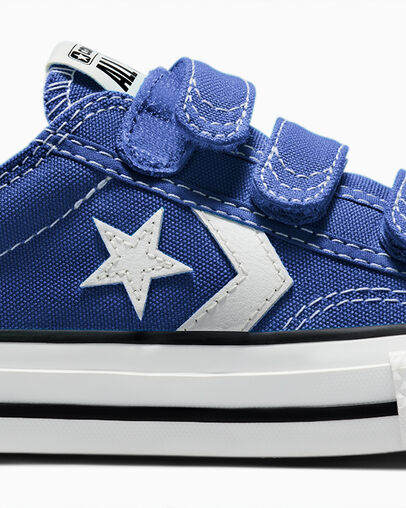Star Player 76 Easy-On Blue/Vintage White/Black, Detail Angle View