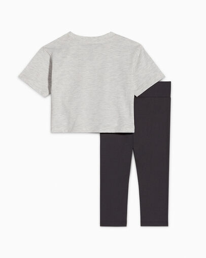 Boxy T-Shirt and Legging Set Dark Matter, Back View