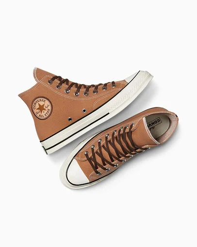 Chuck 70 Houndstooth Lining Incensed/Grounded/Egret, Angled View