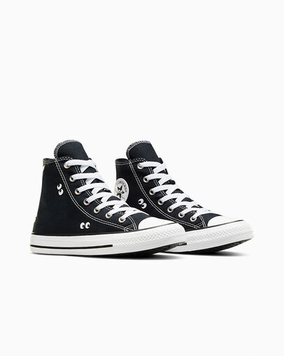 Chuck Taylor All Star Eyes Black/White/Black, Top and Side View