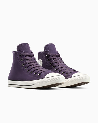Chuck Taylor All Star Suede Raisin/Egret/Black, Top and Side View