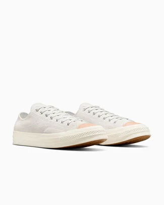 Chuck 70 Nubuck & Vachetta Barely Grey/Vachetta Beige, Outer Side View