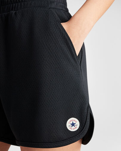 Chuck Taylor 2.5" Mesh Shorts Converse Black, Detail View