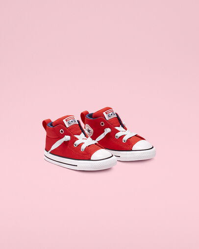 Chuck Taylor All Star Street Mid Habanero Red/Navy/White