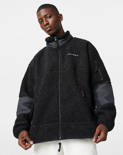 Polar Fleece Sherpa Converse Black