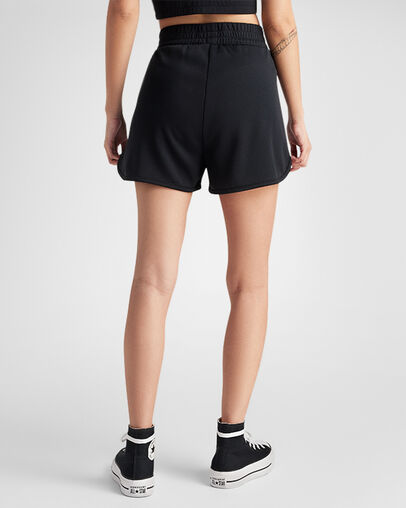 Chuck Taylor 2.5" Mesh Shorts Converse Black, Back View