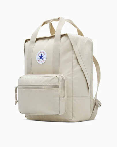 Square Backpack Nutty Granola, 3/4 View