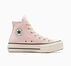 Chuck Taylor All Star Lift Platform Suede Pale Petal/Natural Ivory/Black