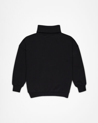 Chuck Taylor Patch Mock Neck Pullover Black, Back View