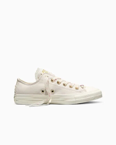 Chuck Taylor All Star Dainty Florals Classic Ecru/Egret/Rose, Outer Side View