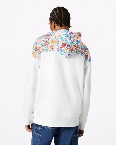 Chinese New Year French Terry Pullover White