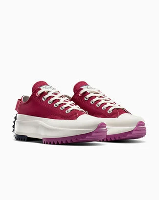 Run Star Hike Platform Color Pop Park Red/Watermelon Pink/Mesa Rose, Outer Side View